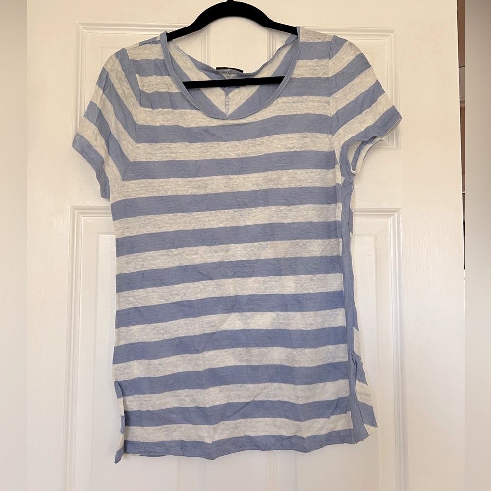 Massimo Dutti Striped Linen Shirt